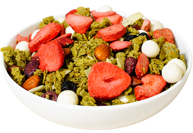 Uji Matcha & White Chocolate Crunchy Oat Clusters