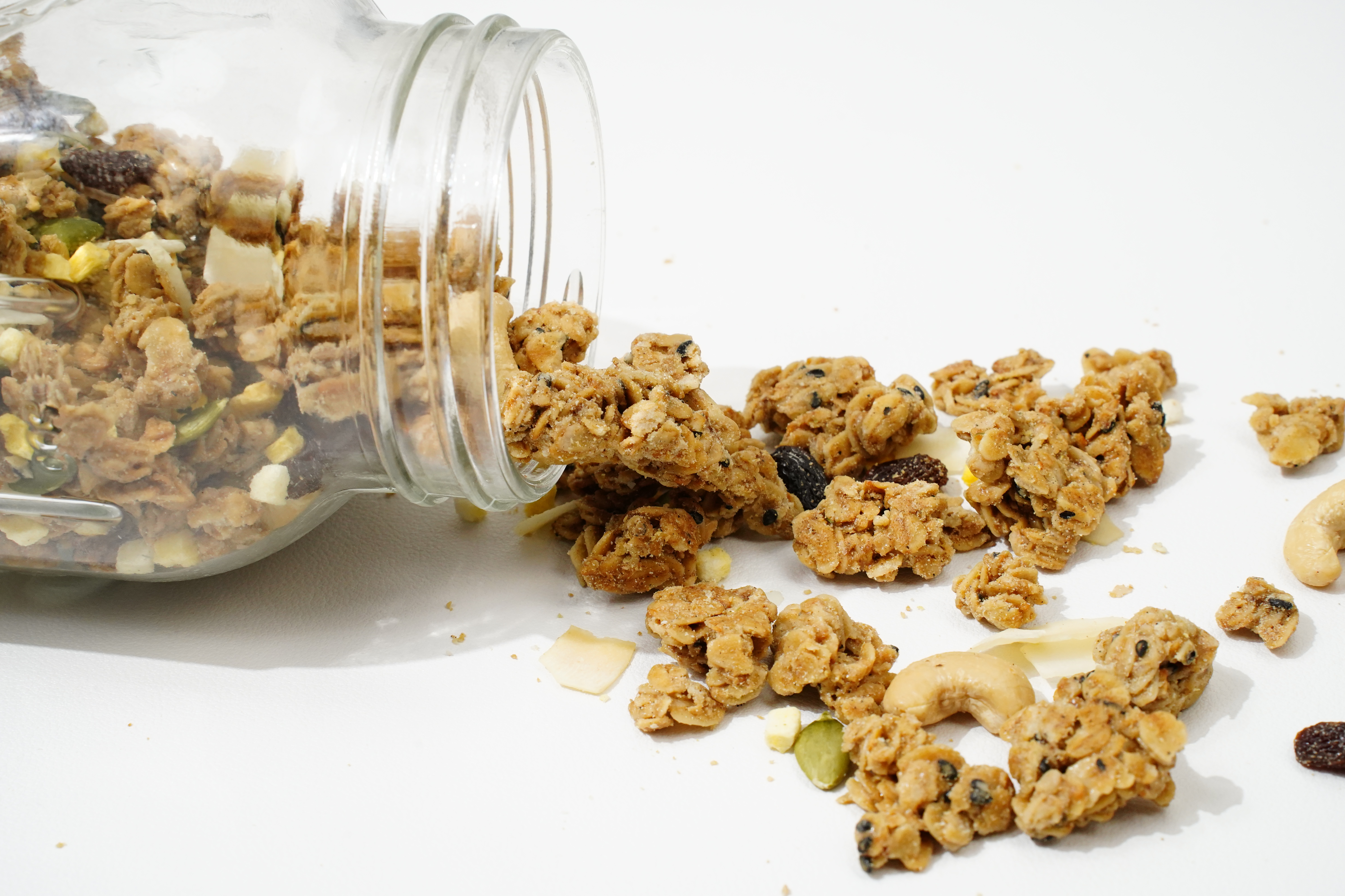 Five Black Grains & Jujube Seed Crunchy Oat Clusters