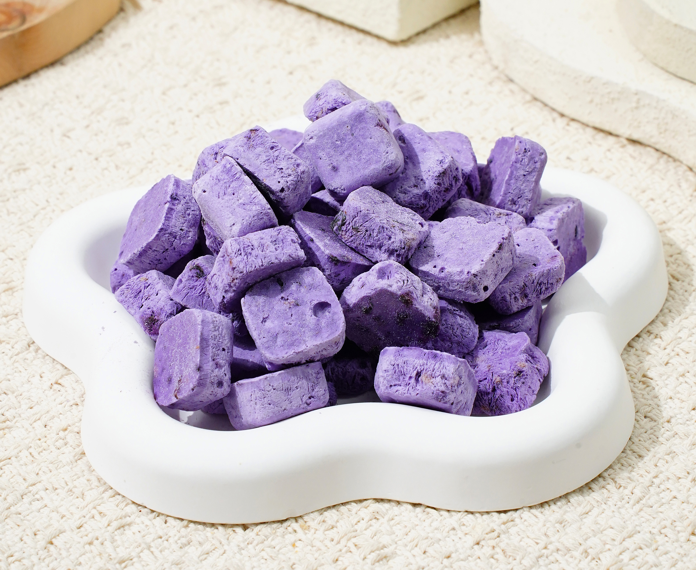 Freeze-Dried Blueberry Yogurt Bites