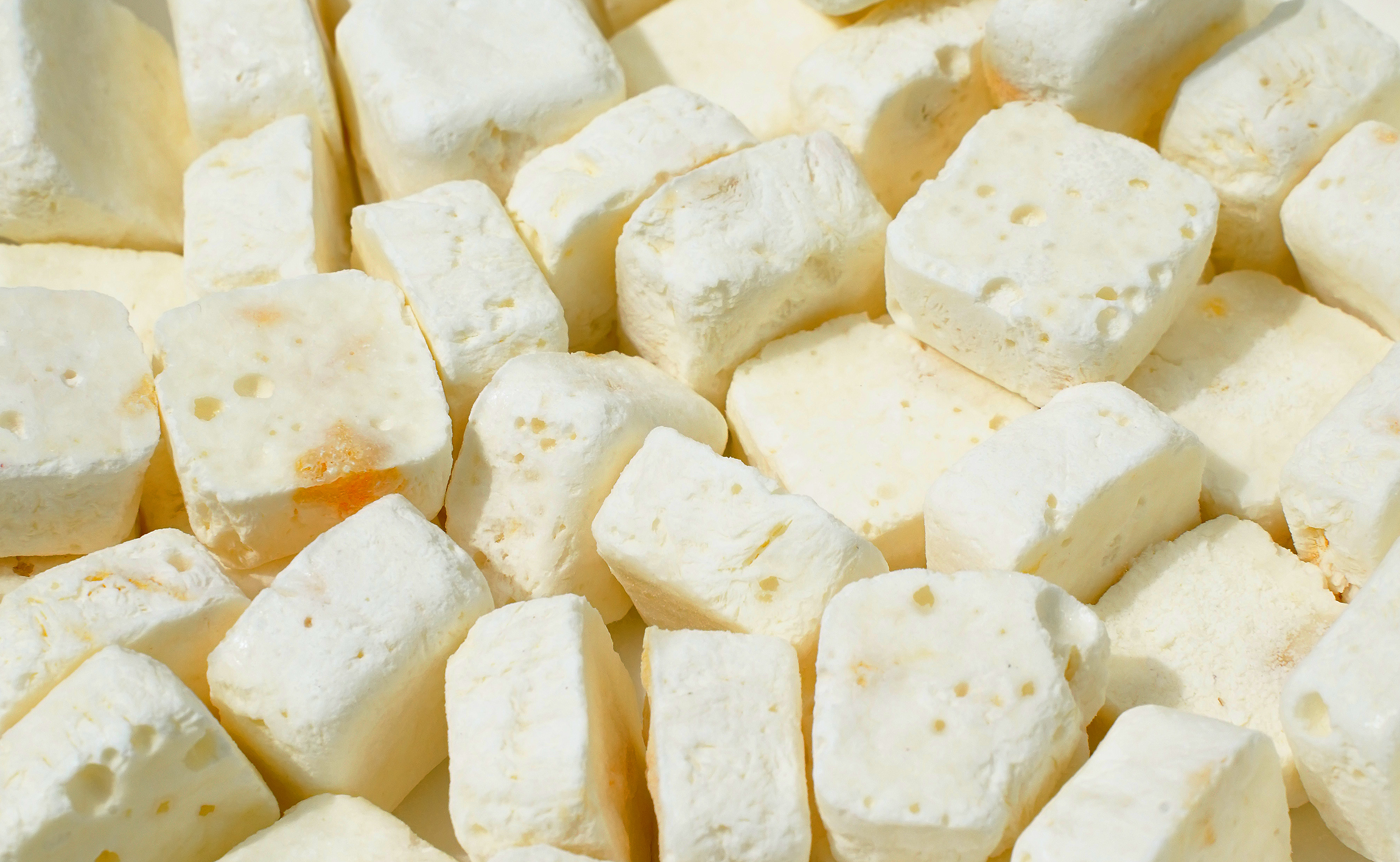 Freeze-Dried Yellow Peach Yogurt Bites